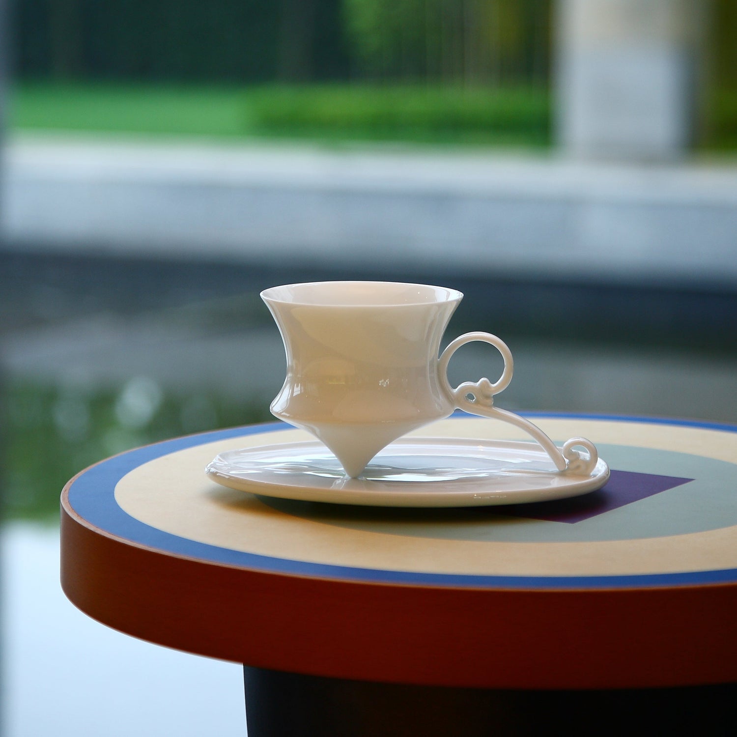 風影咖啡杯 居家生活 白瓷 藝術造形杯 八方新氣 咖啡壺