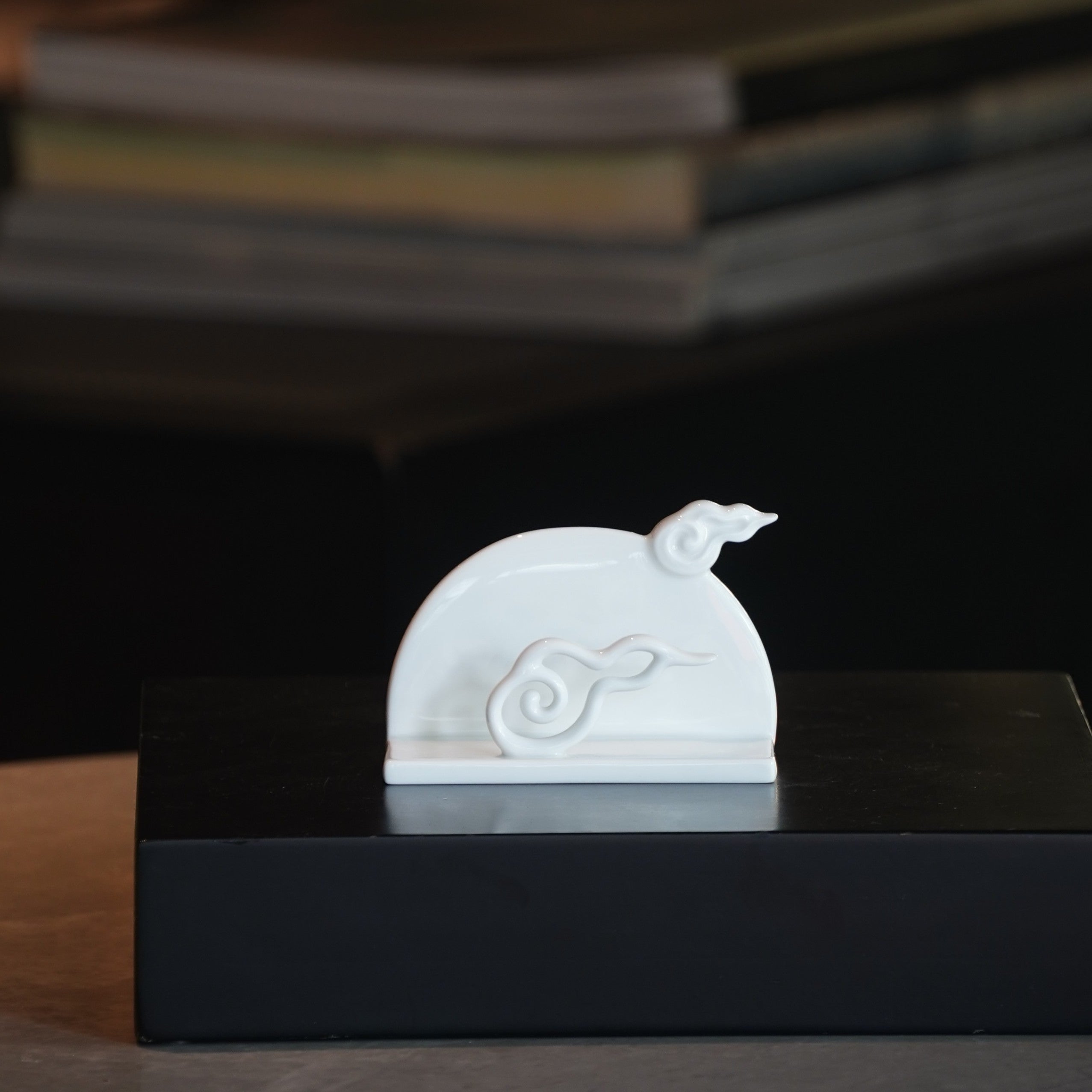 雲遊 名片座 八方新氣 白瓷 雲朶