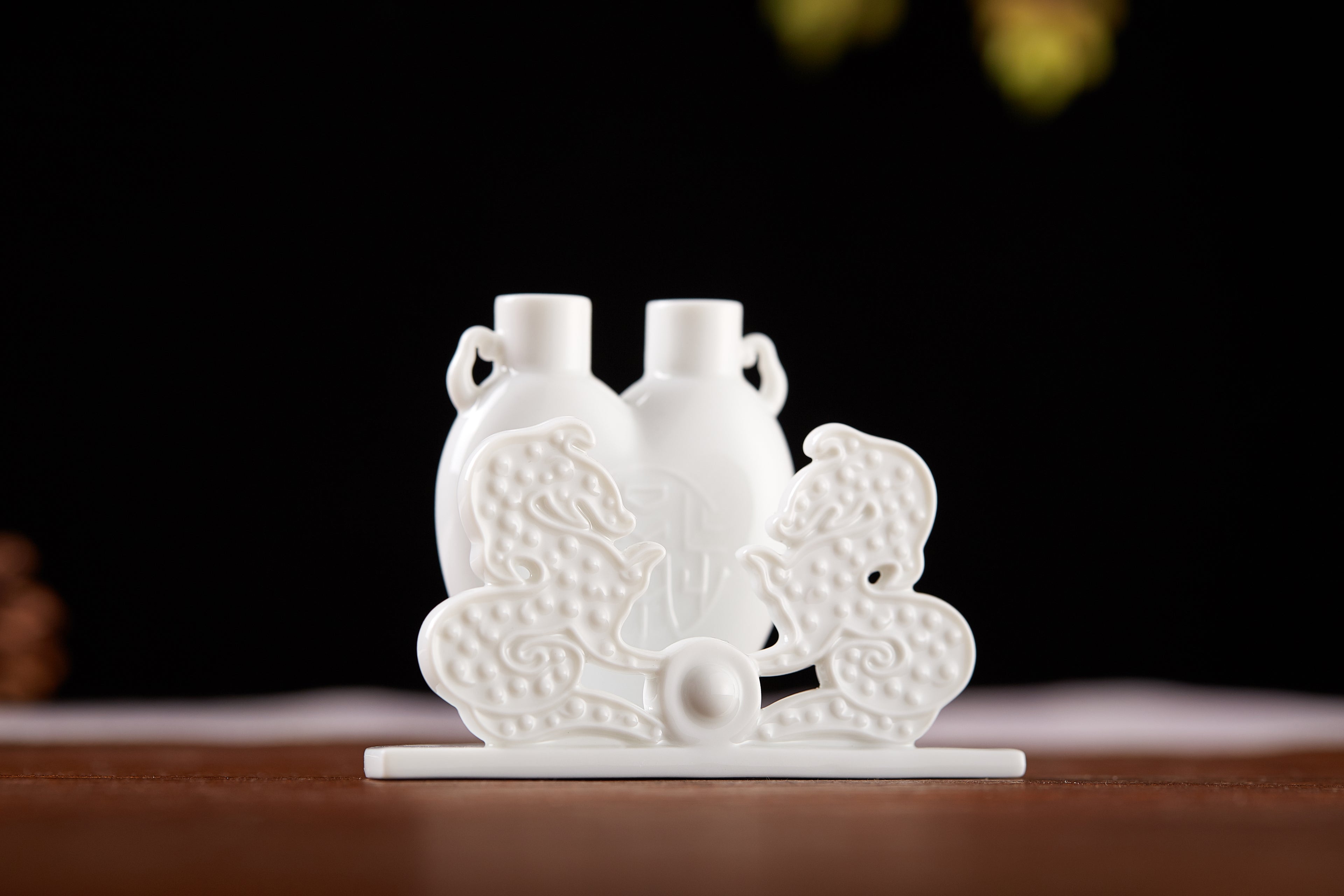 龍、珠、瓶三象合一的升遷禮首選，展現氣勢與祝福