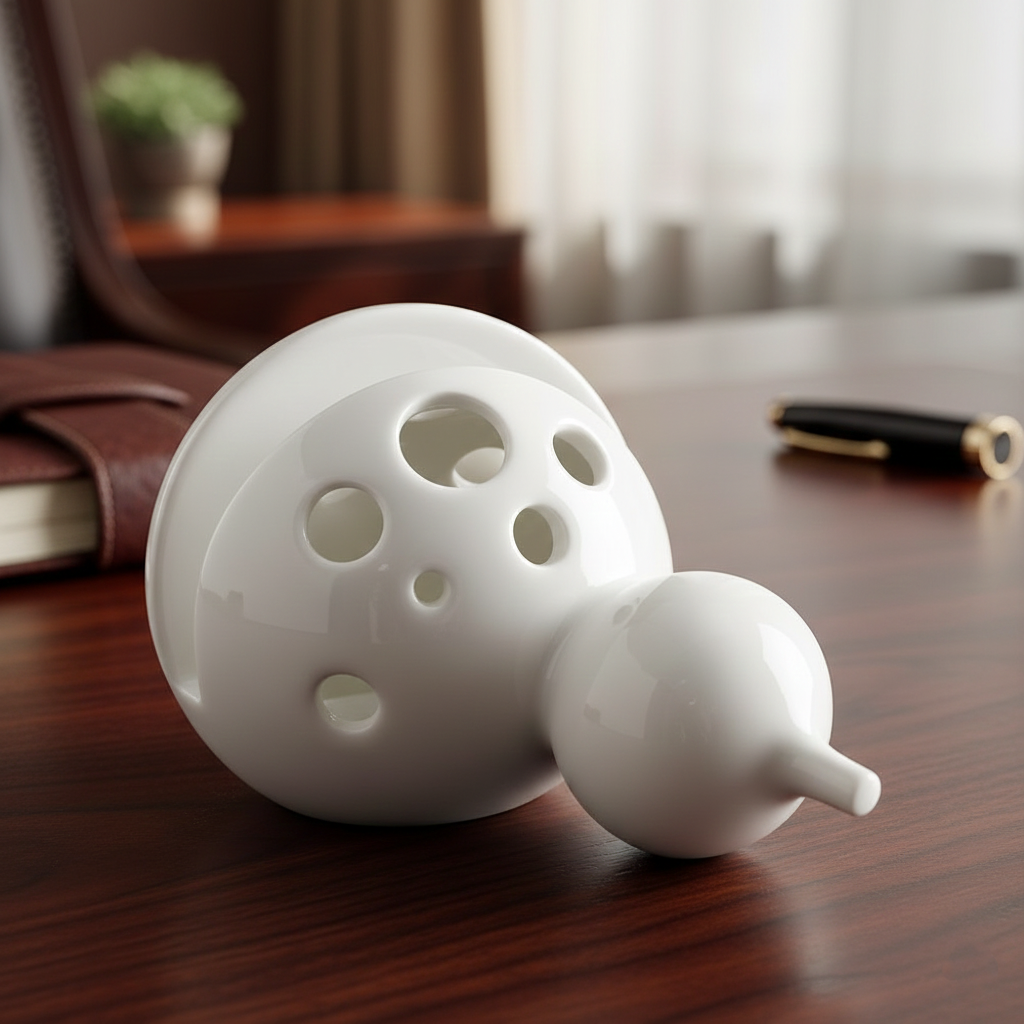 福滿乾坤 居家生活 白瓷 藝術擺飾 八方新氣 辦公桌擺飾