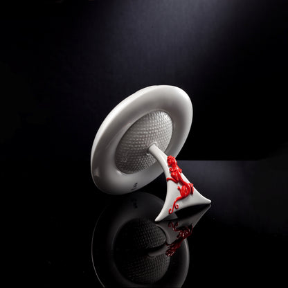 八方新氣 瓷器 紅色夢圓 陶瓷擺件 王俠軍 花器 花瓶 造形花瓶 限量