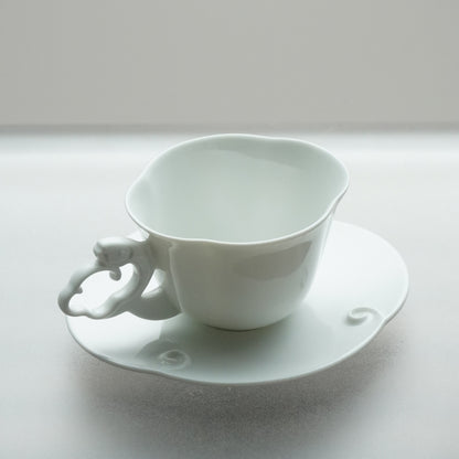 八方新氣 瓷器茶具與海共舞杯盤組 茶杯咖啡杯皆可適用 喬遷企業送禮