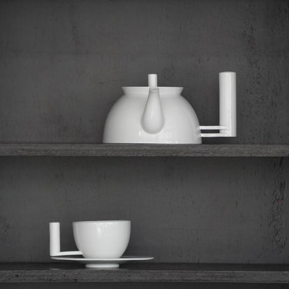 八方新氣 靜思 咖啡杯 茶杯 瓷器 杯子 亮面 白色 茶具 茶器 把手 造形杯 杯子款式