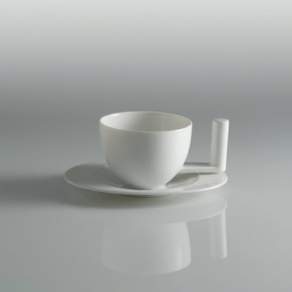 八方新氣 靜思 咖啡杯 茶杯 瓷器 杯子 亮面 白色 茶具 茶器 造形杯 藝術杯 杯子款式