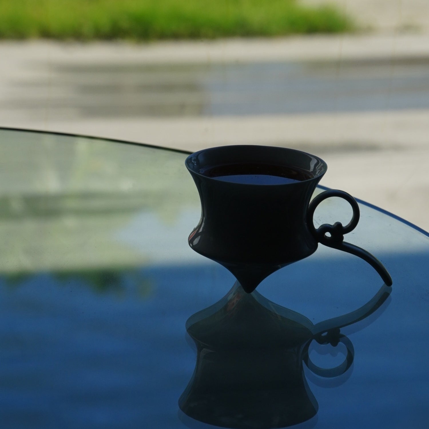 風影咖啡杯 居家生活 白瓷 藝術造形杯 八方新氣 茶具 餐桌擺飾