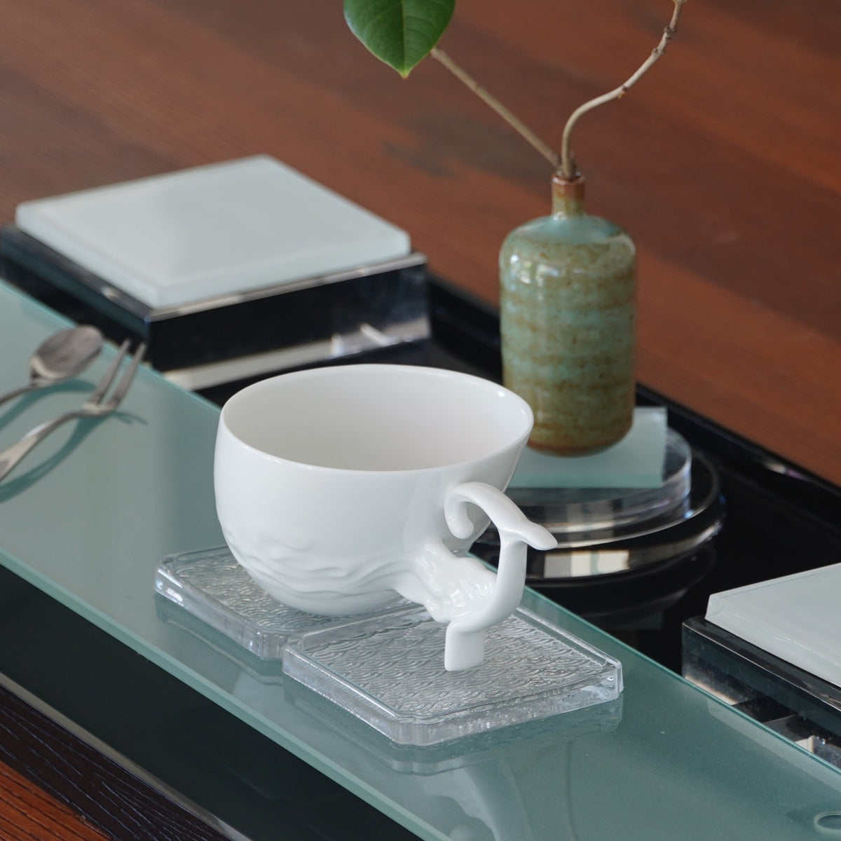 八方新氣 風舞 造形杯 茶杯 瓷器 白瓷 盤 居家生活