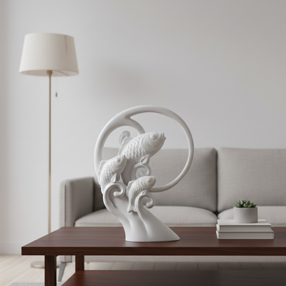 八方新氣 合作無間 魚 陶瓷 擺飾 禮物 禮盒 居家擺飾 居家生活