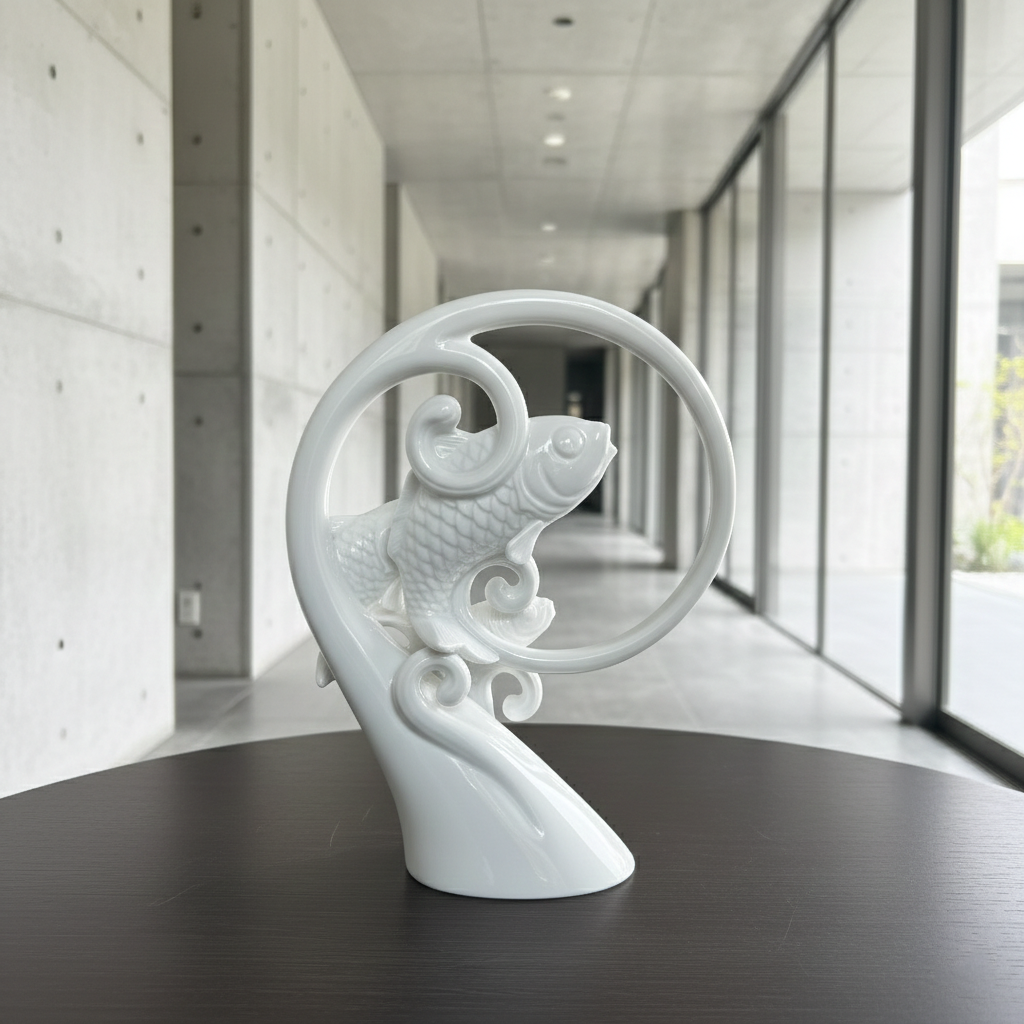 八方新氣 合作無間 魚 陶瓷 擺飾 禮物 禮盒 居家擺飾 居家生活