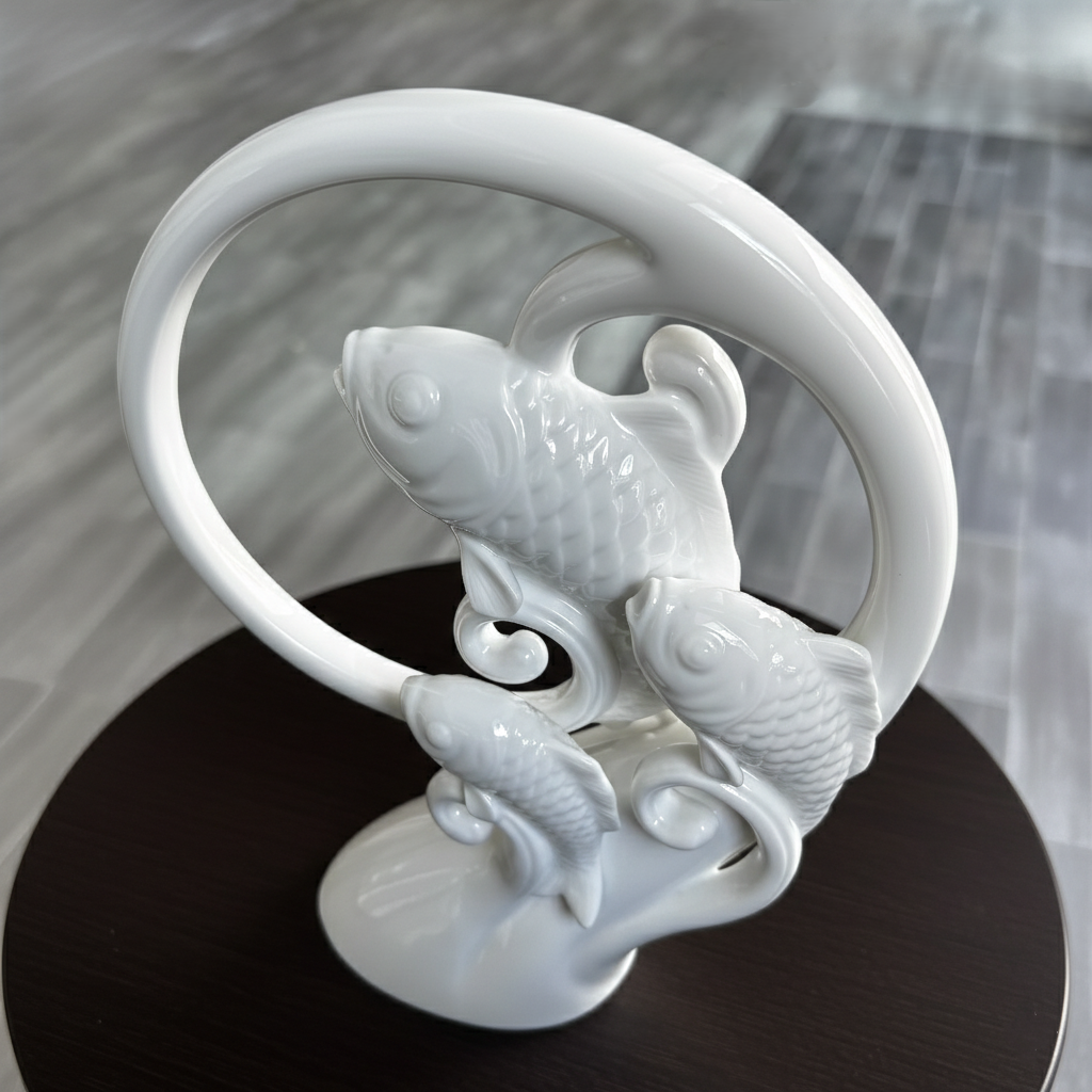 八方新氣 合作無間 魚 陶瓷 擺飾 禮物 禮盒 居家擺飾 居家生活