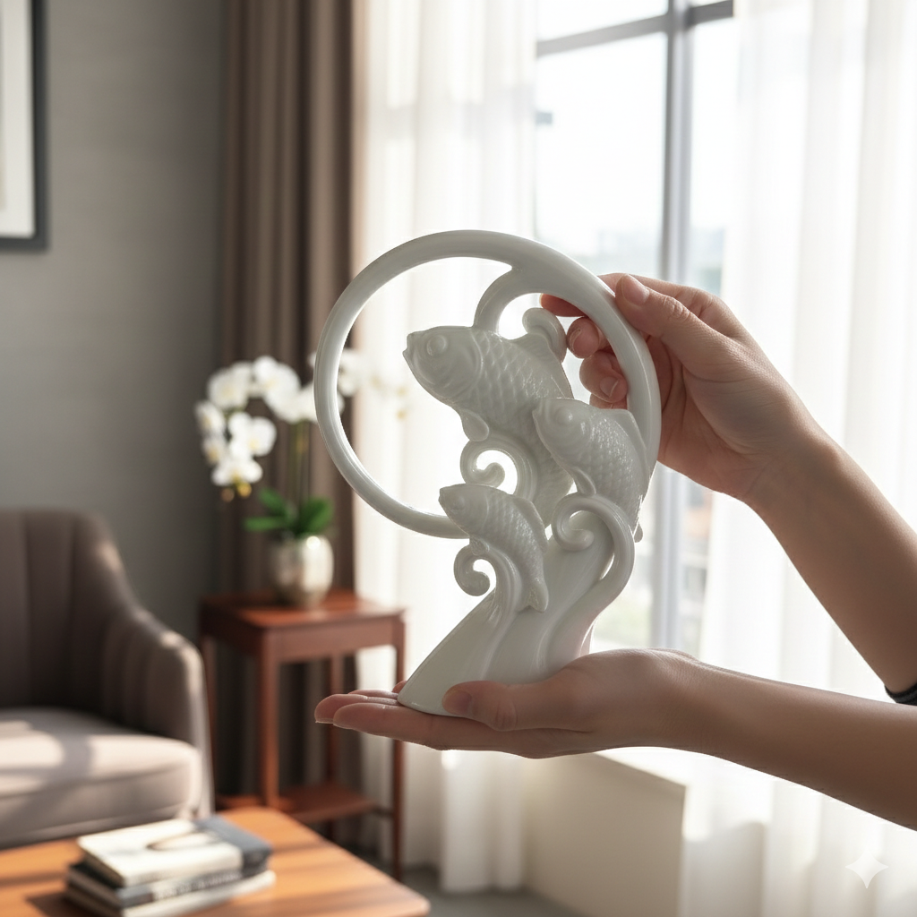 八方新氣 合作無間 魚 陶瓷 擺飾 禮物 禮盒 居家擺飾 居家生活