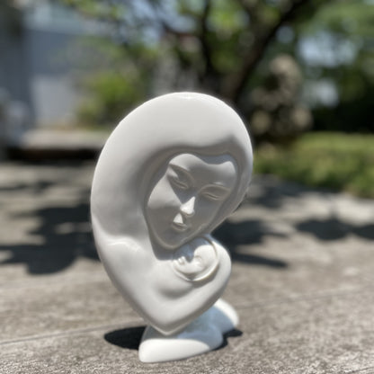 慈暉 陶瓷擺飾 禮物 瓷器 八方新氣 母親 瓷偶 白瓷 禮盒