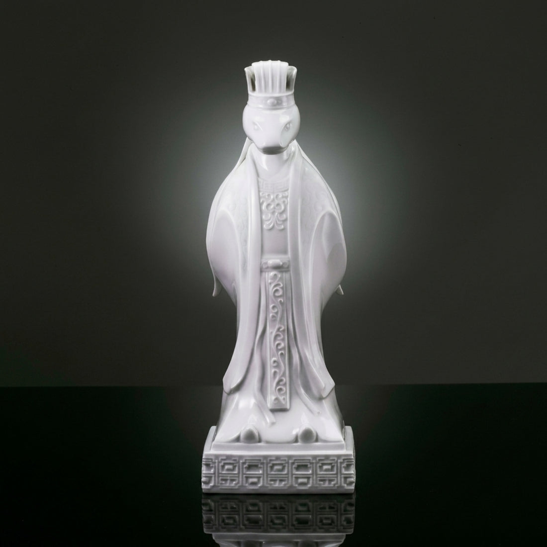 八方新氣 蛇 昂然 瓷偶 瓷器 擺飾 白瓷 禮物 印璽 印章