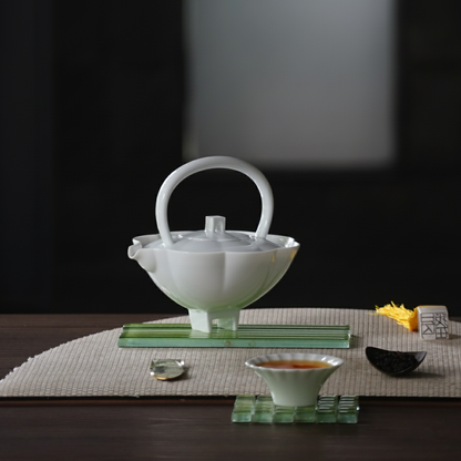 八方新氣 長春 亮面白 咖啡杯 創意茶具 