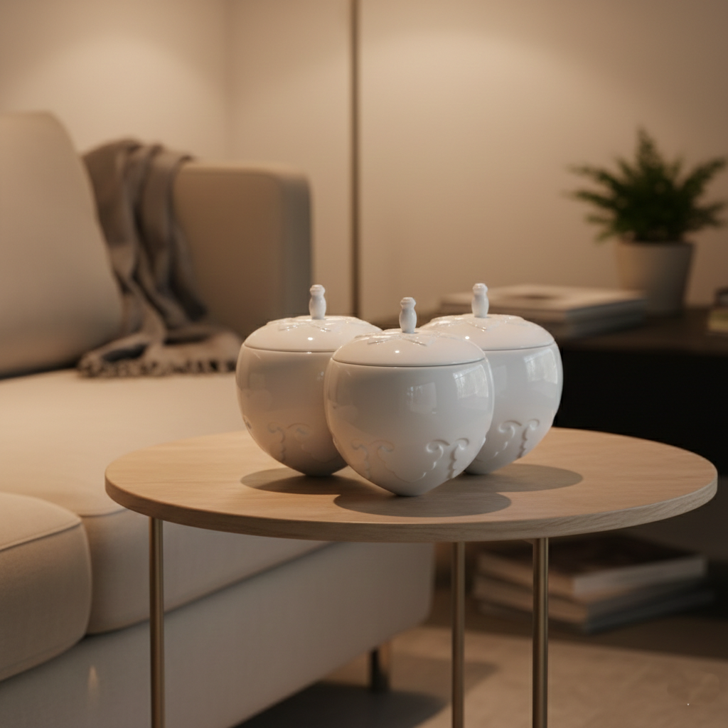 喜相逢 白瓷瓜果盒 居家生活 八方新氣 年節擺飾 企業禮贈 新年禮物 長輩送禮 送禮