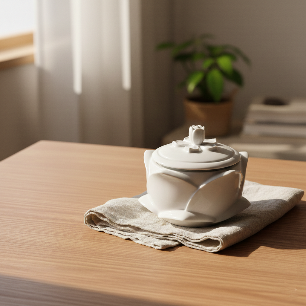 八方新氣 花開 瓷盒 傳家寶 擺飾 禮物 收納盒 白瓷 居家生活