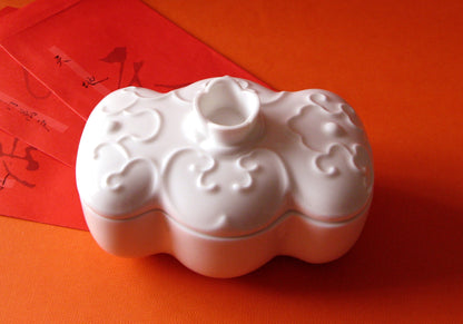 八方新氣 瓷器 送禮 福滿 陶瓷 禮盒 瓷盒 收納盒 白瓷 擺飾 禮物 糖果盒 瓜果盒 珠寶盒