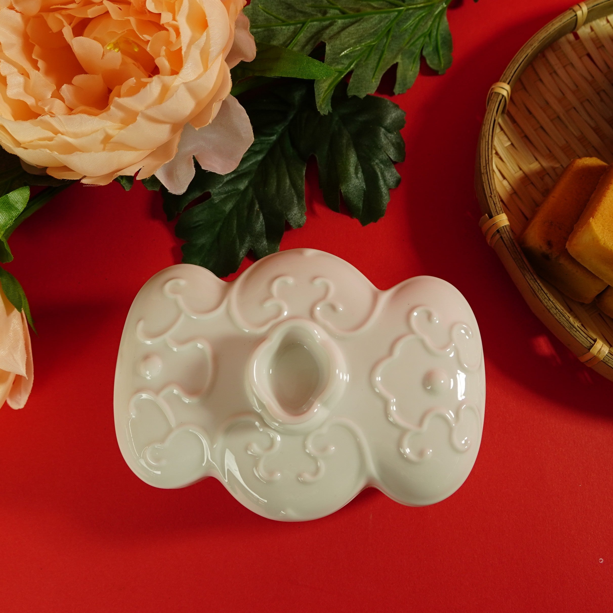 八方新氣 瓷器 送禮 福滿 陶瓷 禮盒 瓷盒 收納盒 白瓷 擺飾 禮物 糖果盒 瓜果盒 珠寶盒