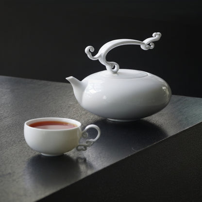 八方新氣 悠揚 壺杯組 白瓷 茶壺 茶具 茶器 咖啡壺 家居生活 餐具