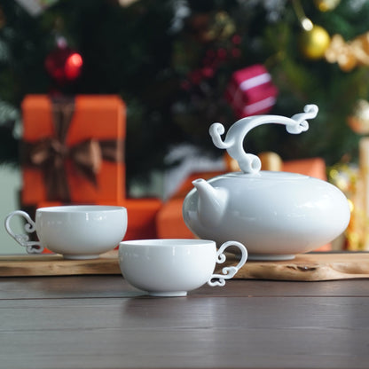 八方新氣 悠揚 壺杯組 白瓷 茶壺 茶具 茶器 咖啡壺 家居生活 餐具