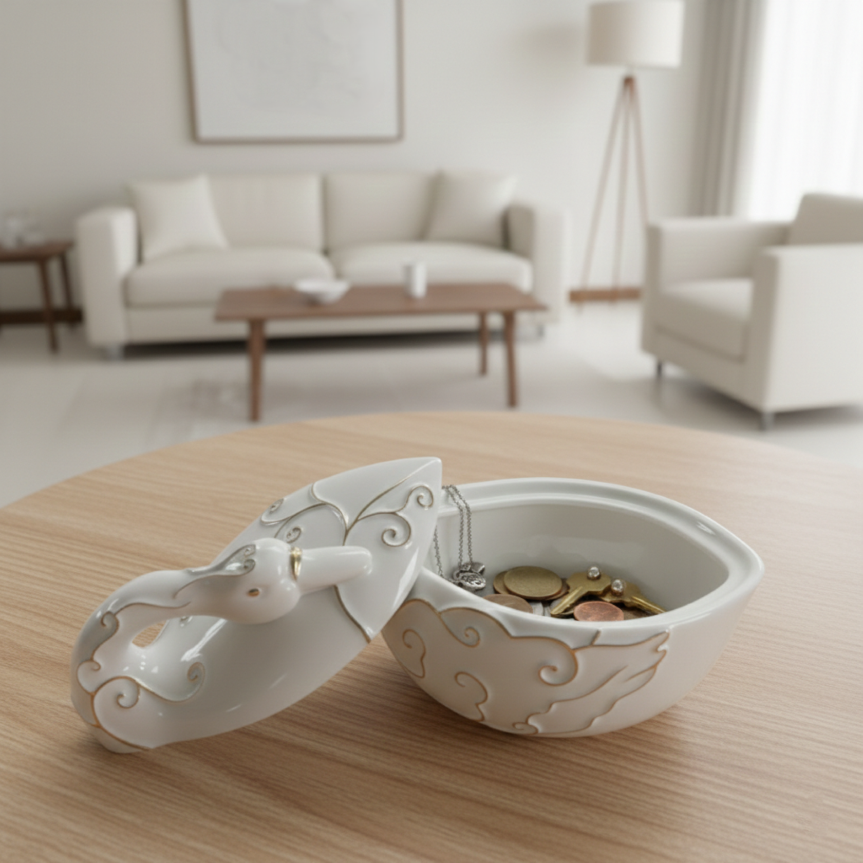 珍愛 瓷盒 居家生活 飾品盒 八方新氣