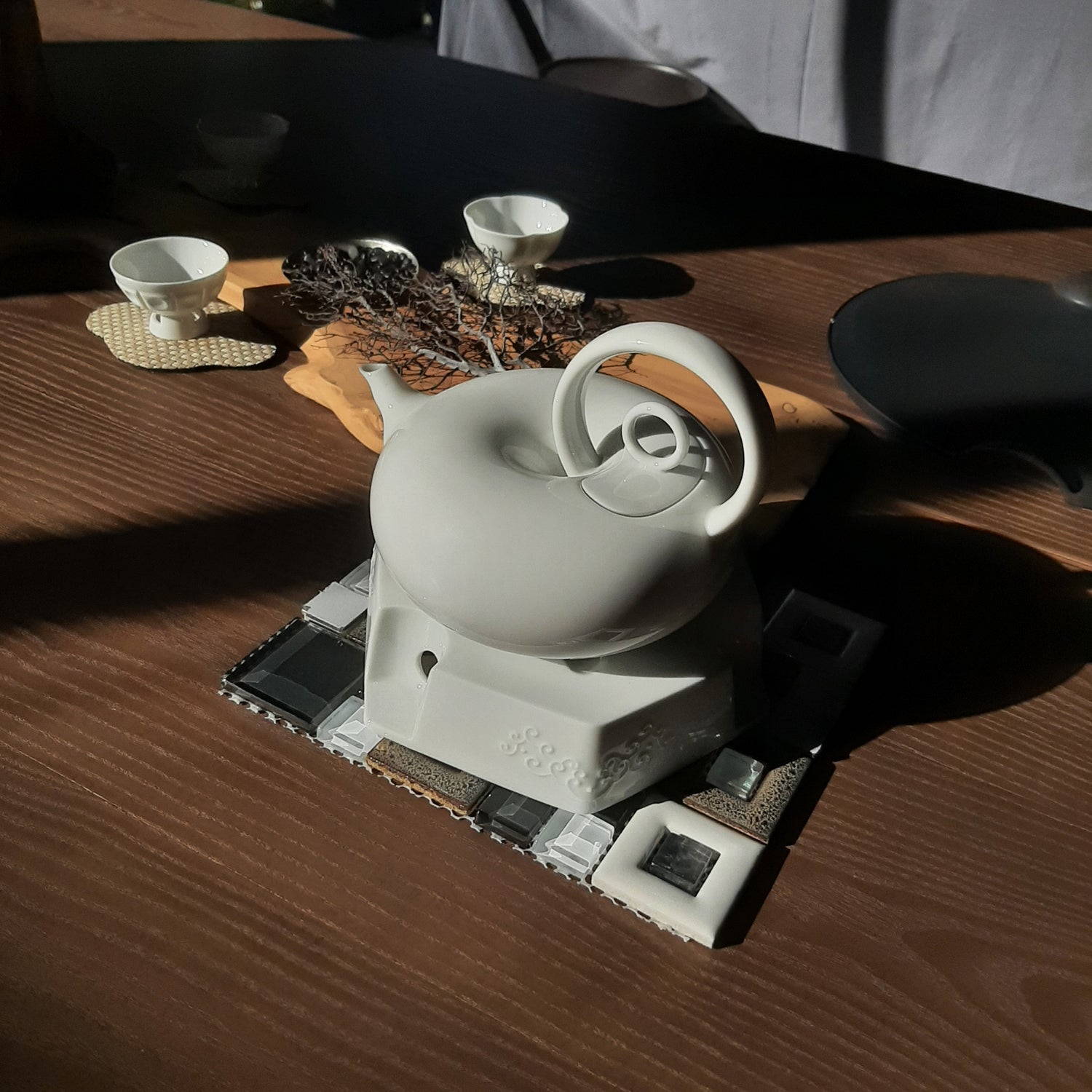 圓好夢 廚房餐桌 茶杯 茶壺 杯壺 荼具 白瓷 王俠軍 八方新氣