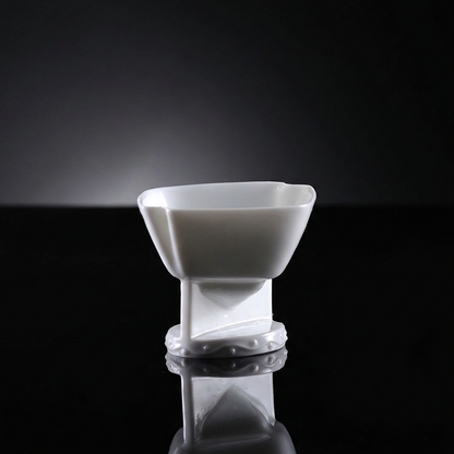 八方新氣 花祭 陶瓷 茶杯 蓋杯 瓷器 白瓷 咖啡杯 造形杯