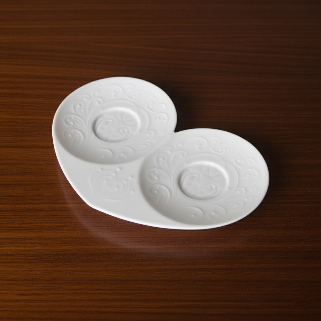 一心一意 雙心盤 八方新氣 茶具 居家生活 雙茶盤