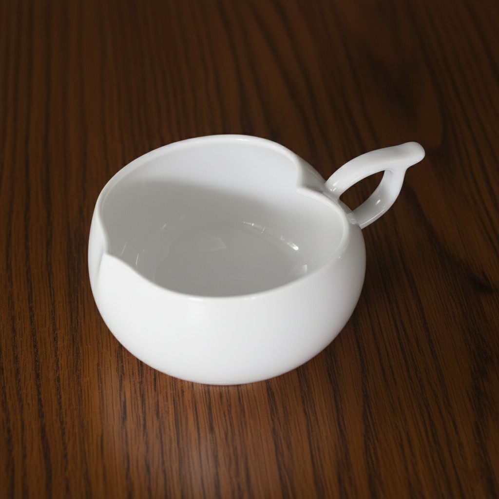 一心一意 咖啡杯 心形杯 白瓷藝術 八方新氣