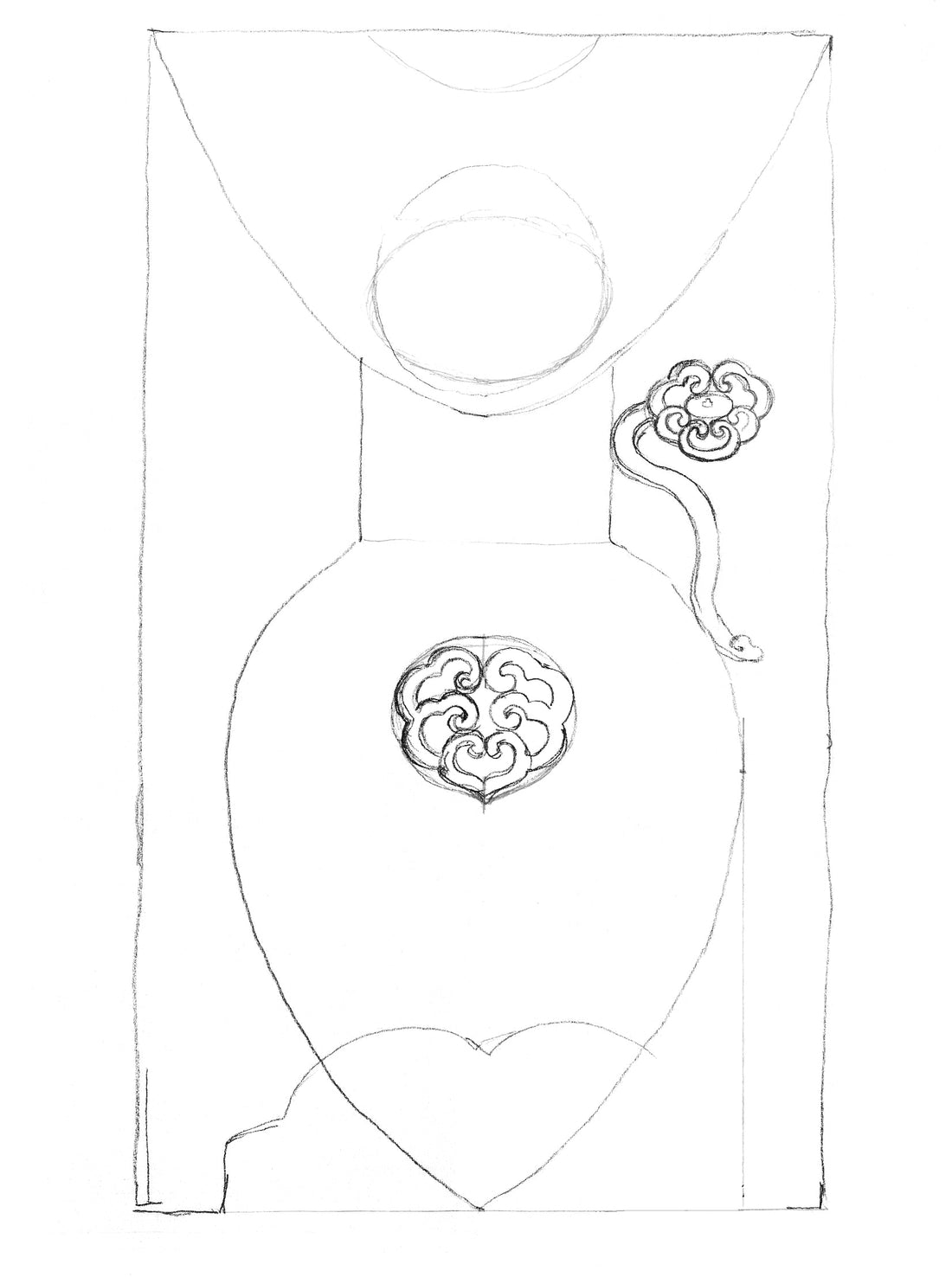 王俠軍作品《臨江仙》設計手稿
