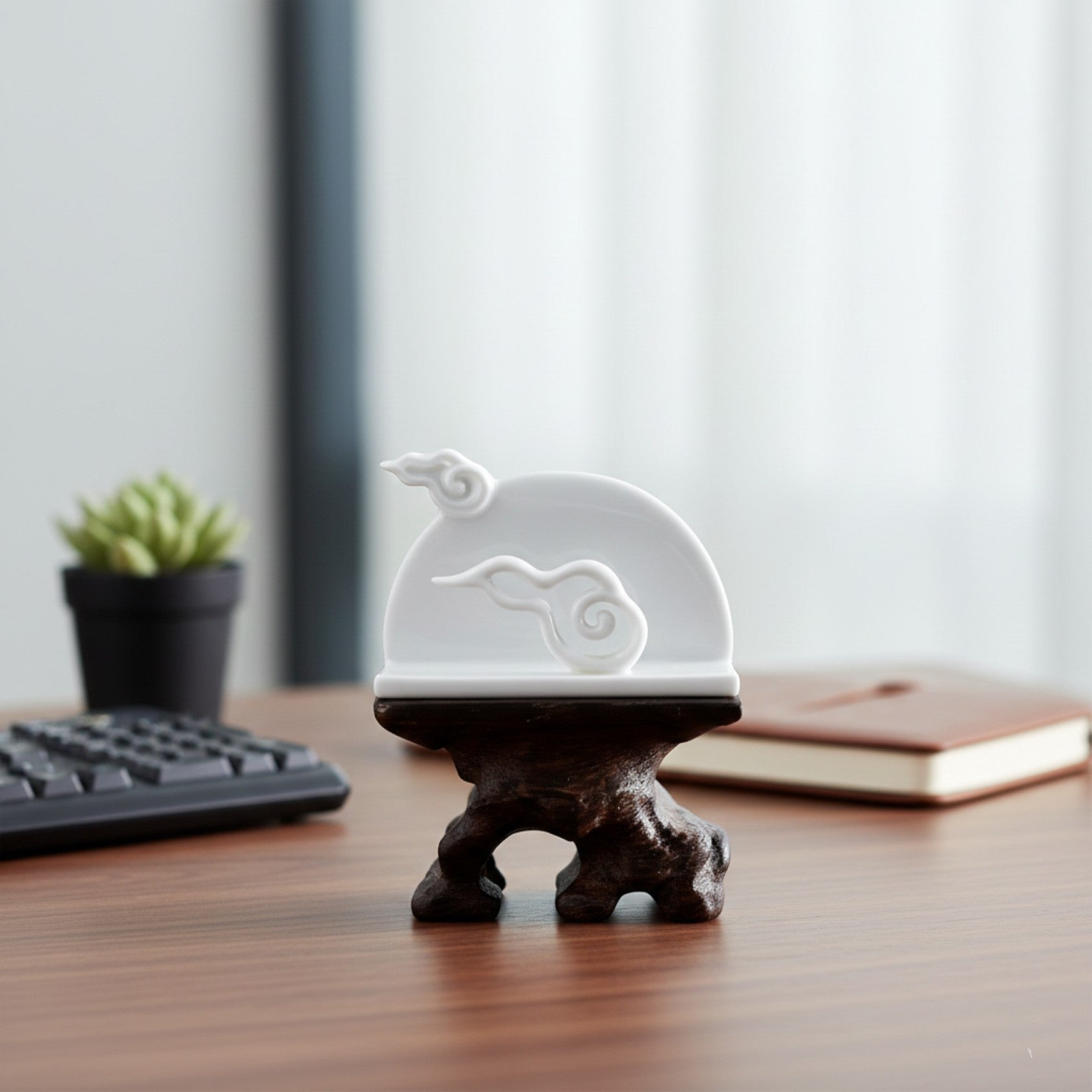 雲遊 名片座 升遷禮物 陶瓷擺飾