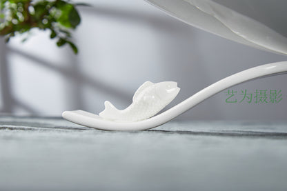 現代禪意果盤藝術擺飾細節 力爭上游的小魚｜王俠軍設計