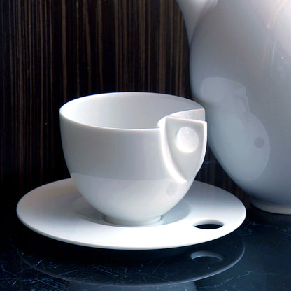 艷陽杯盤組情境照｜適合咖啡與茶的設計茶具