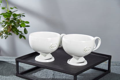 春暖花開茶具對杯組展示｜八方新氣原創春季茶具