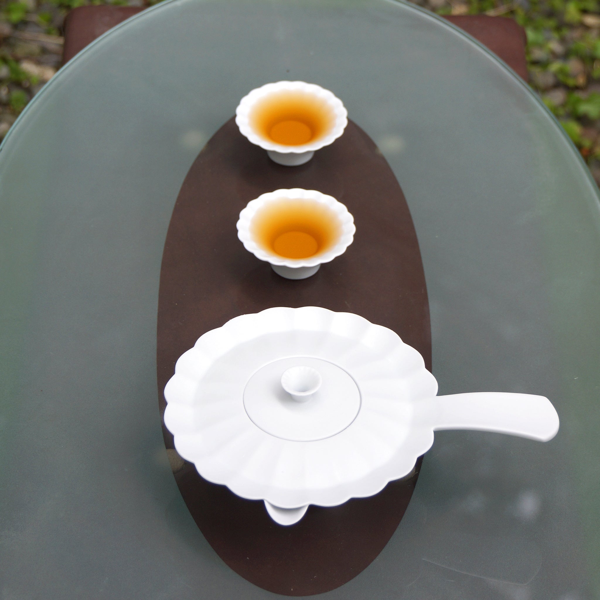 八方新氣 山水情深 亮面 瓷器 茶杯 茶具 杯子 白色 白瓷