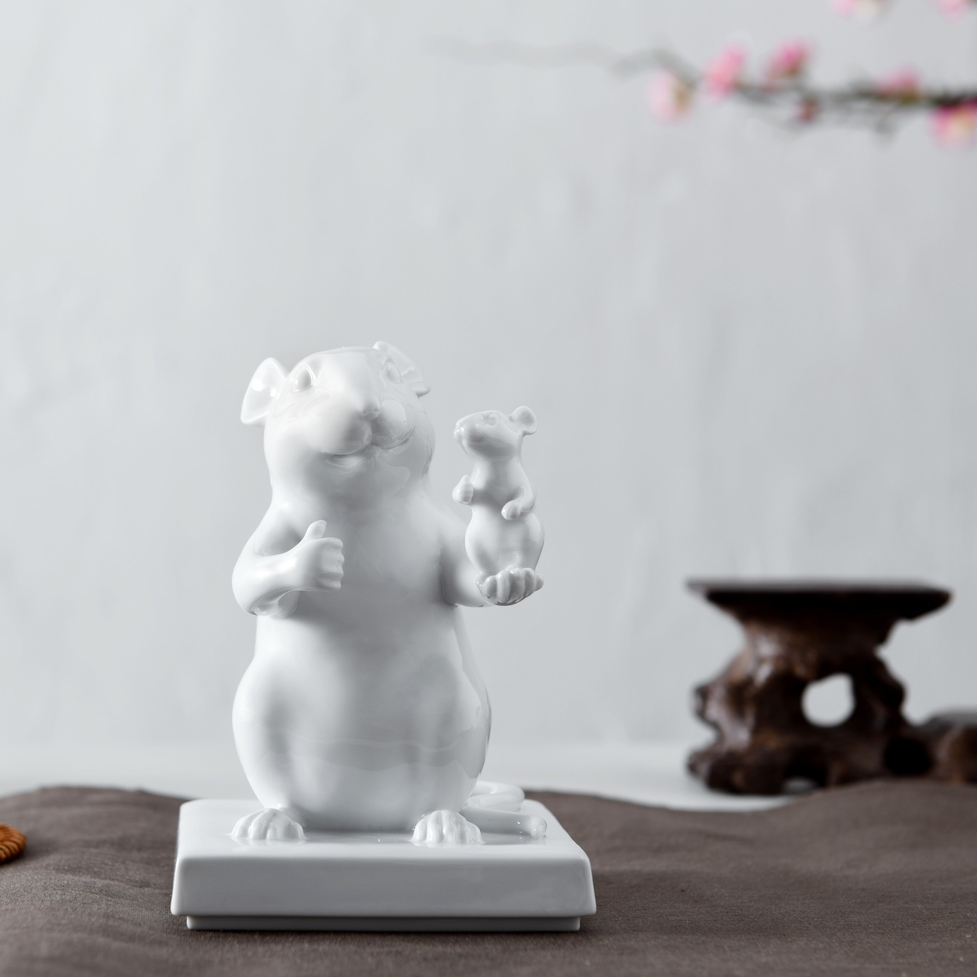 生肖鼠成雙成對擺飾，《數一數二》傳遞友誼、肯定與成就祝福