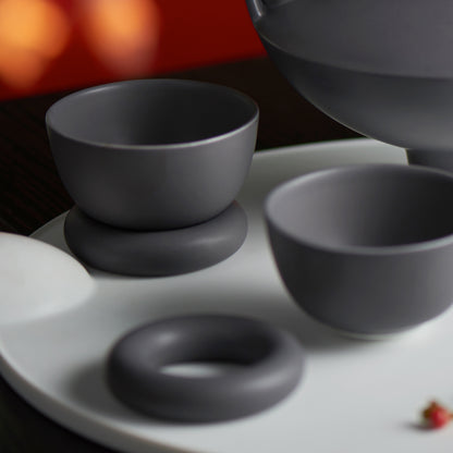 八方新氣 日出望月 創意茶具 咖啡杯 茶器