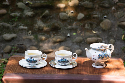 八方新氣 故宮 清香 江山匯 瓷器 茶具 茶杯組 盤子 茶壺