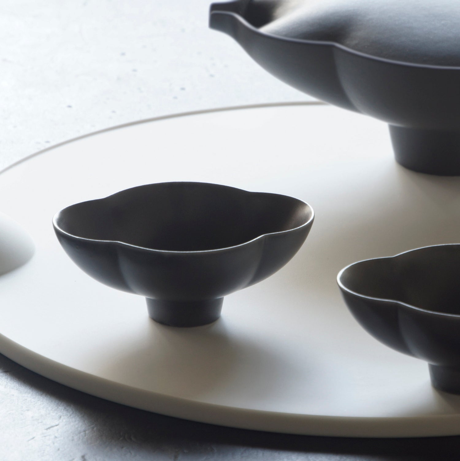 八方新氣 藝術瓷器 瓷器壺 王俠軍 行雲 杯子 茶具 霧灰色