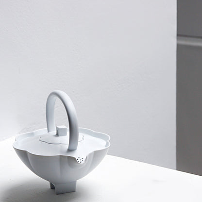 八方新氣 長春 茶具 瓷器 壺 花